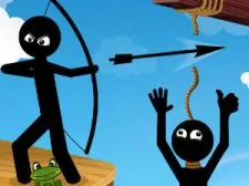 Eroe Stickman del maestro dell'arco